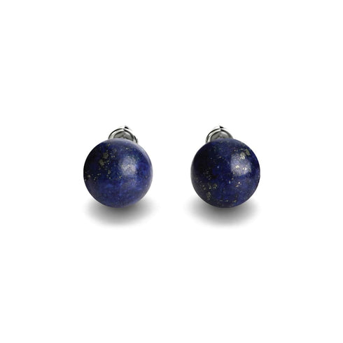 Lapis | .925 Sterling Silver | Gemstone Stud Earrings